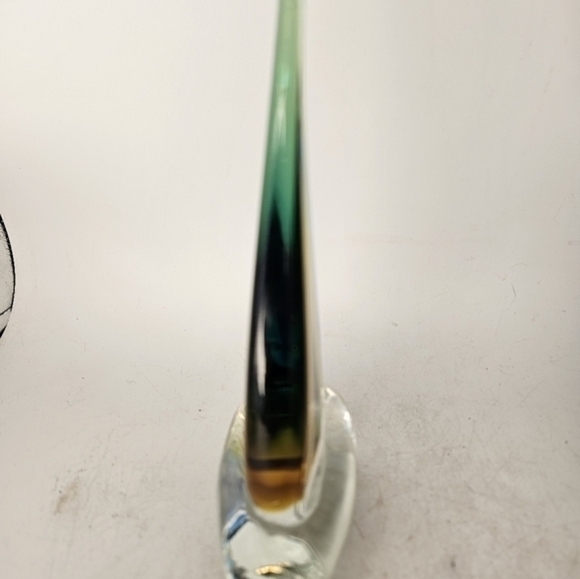 Vintage Murano style art glass sailboat paperweight - Picture 5 of 5